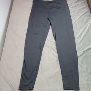 Willit Pants Womens Large Black Side Pockets Legging High Compression Waist Pull